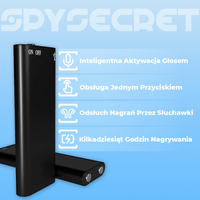 SpySecret™ - Najmniejszy na świecie rejestrator dźwięku