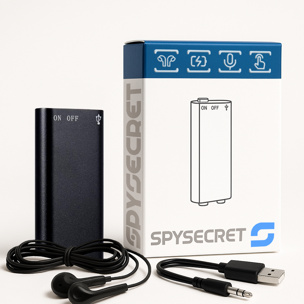 SpySecret™ - Najmniejszy na świecie rejestrator dźwięku